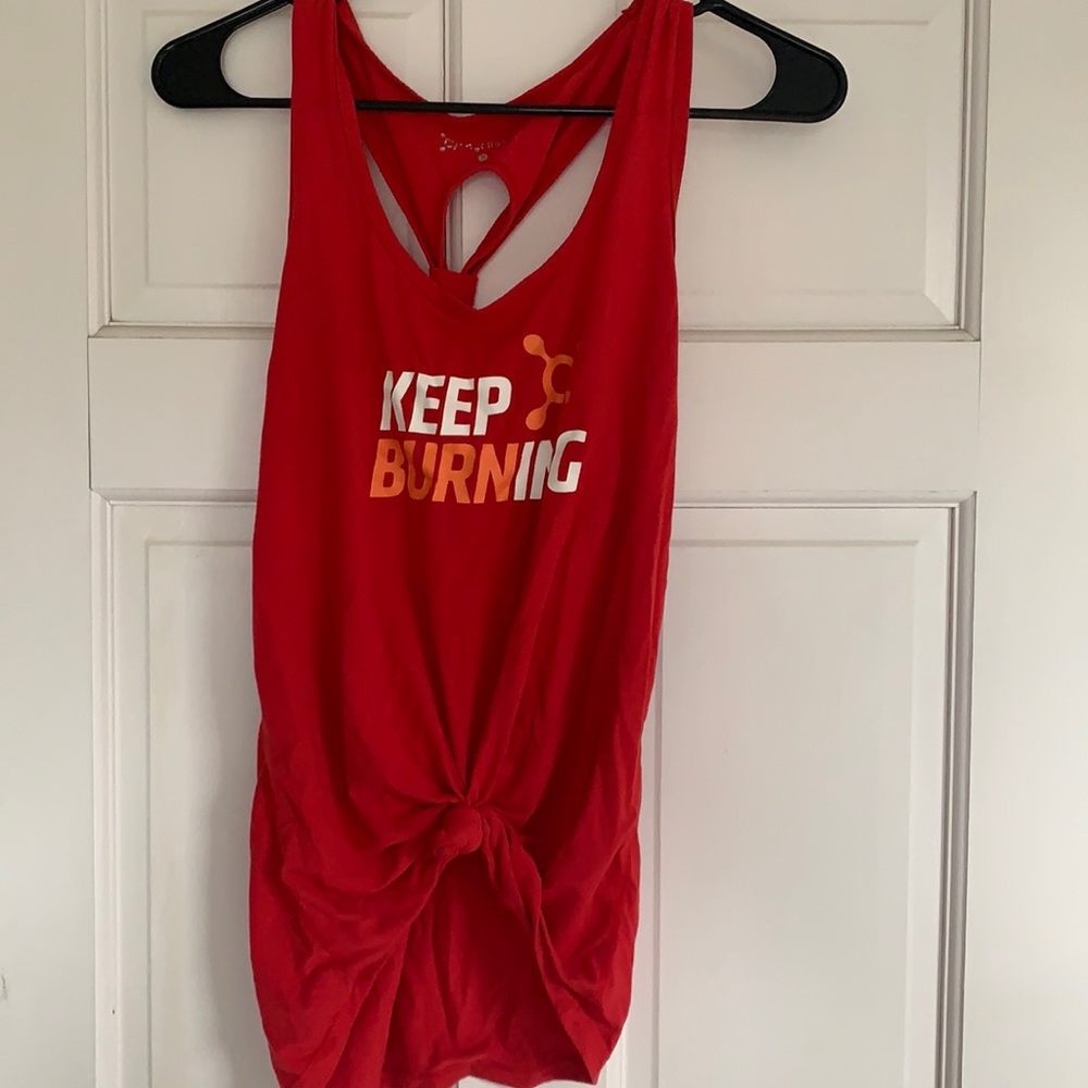 Orangetheory red tank top
